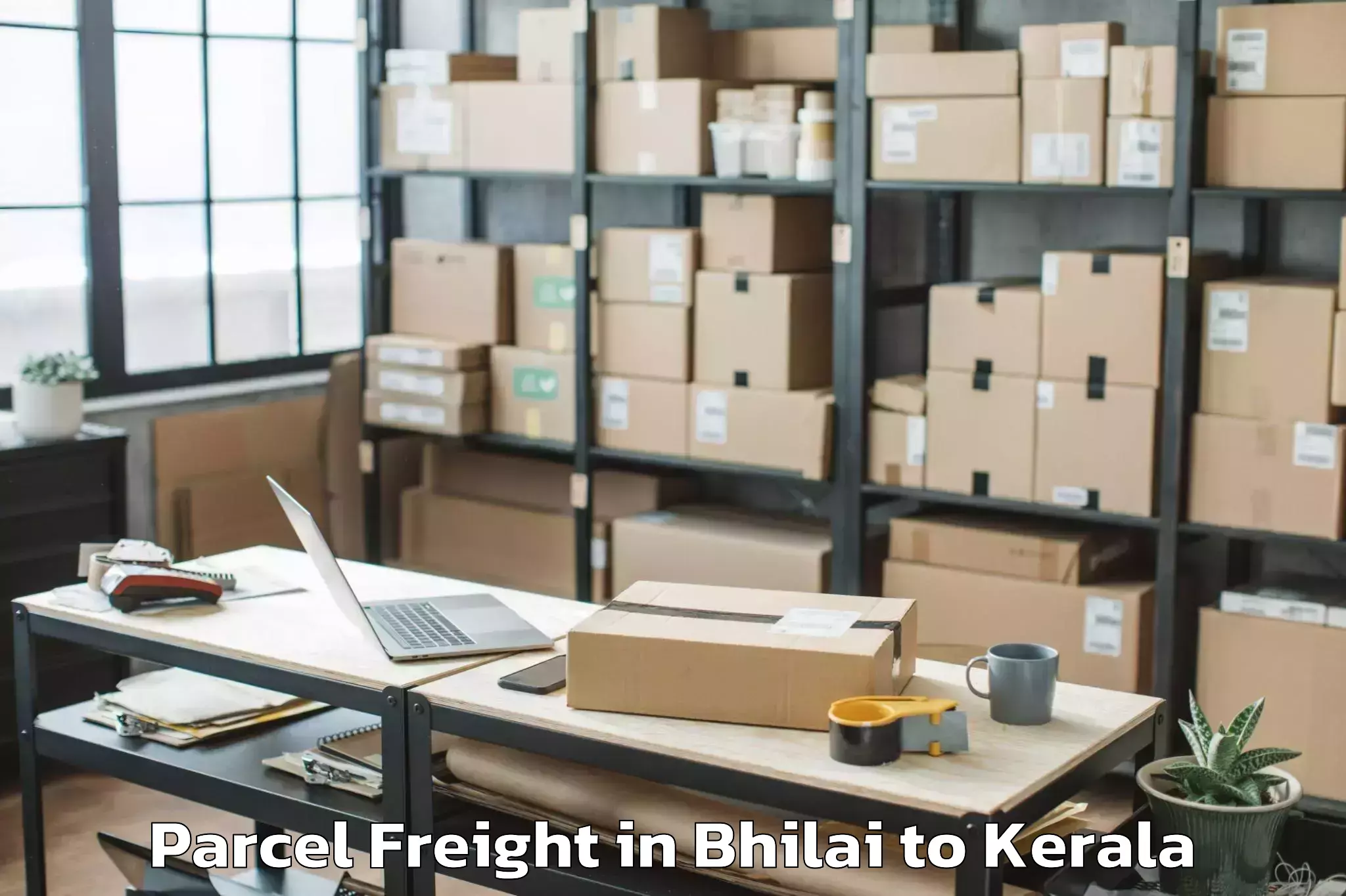 Top Bhilai to Allepey Parcel Freight Available